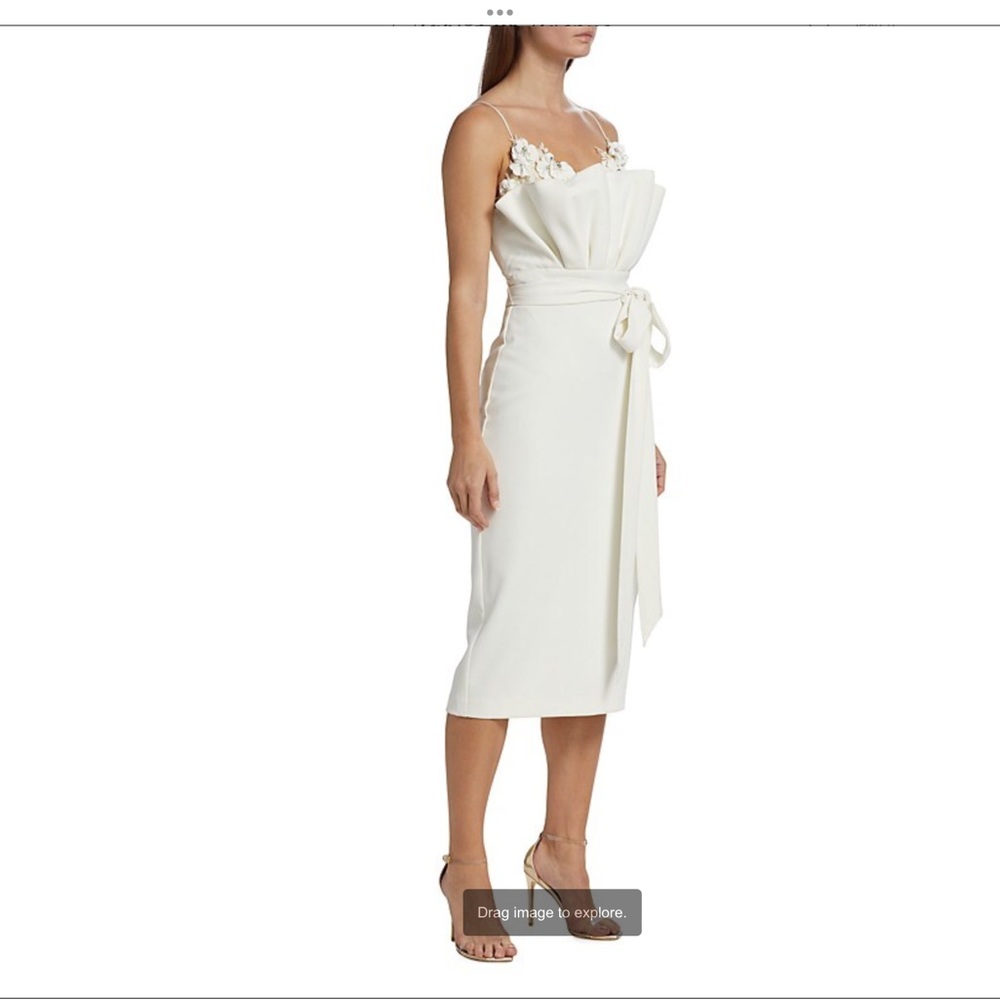 Badgley Mischka embellished midi dress